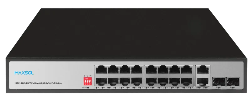 16-Port Full Gigabit PoE Switch