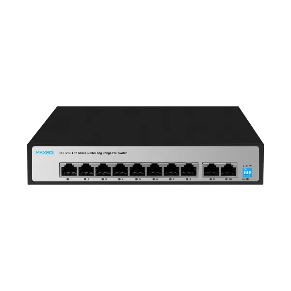8-Port 100 Mbps Long-Distance PoE Switch