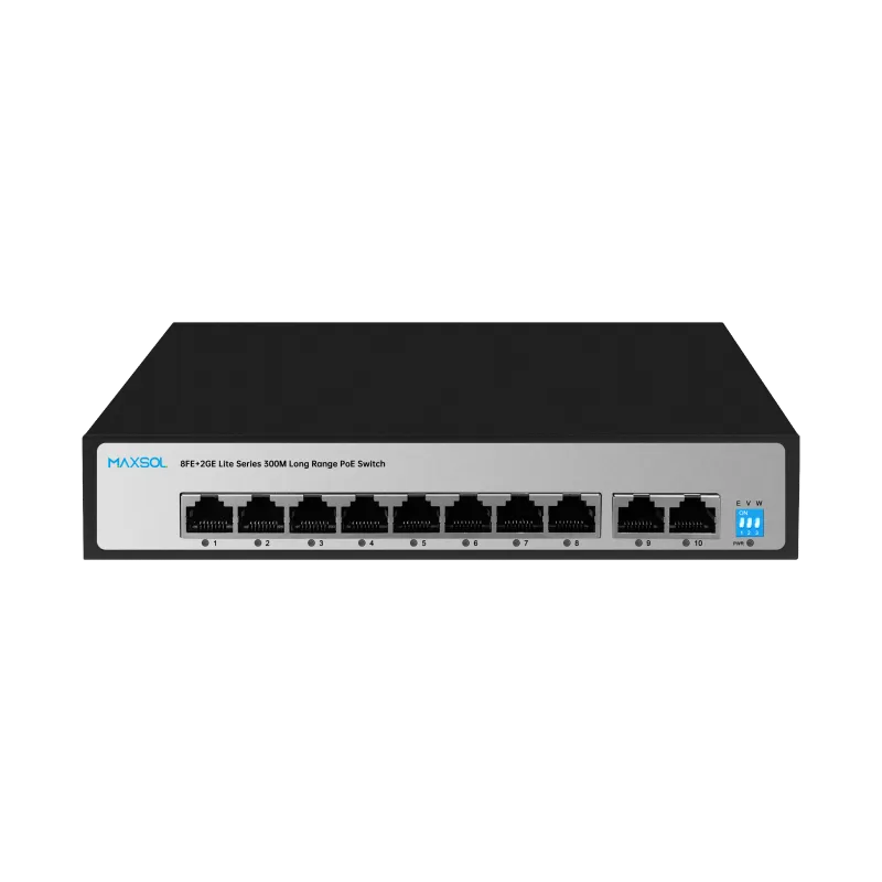 8-Port 100 Mbps Long-Distance PoE Switch